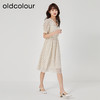 oldcolour2023夏季新款甜美气质高腰V领蕾丝碎花连衣裙GO21101752 商品缩略图3