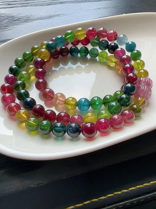 47.3g 7mm 碧玺手链 商品图5