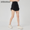 oldcolour2023夏新款黑色小个子高腰显瘦A字牛仔短裤女O22111225 商品缩略图3
