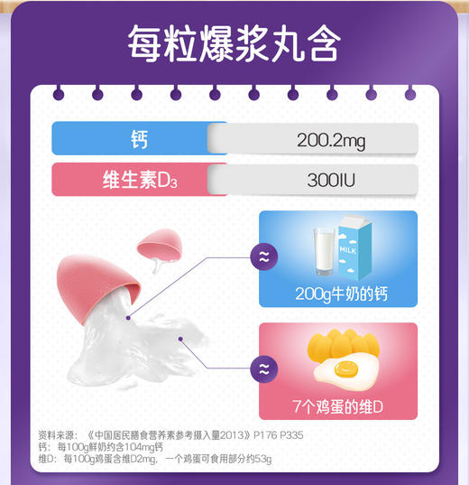 Nature's Way佳思敏儿童液体钙草莓奶昔味50粒 墨姐澳洲 商品图3