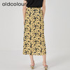 oldcolour2023夏新款复古气质高腰直筒印花长款半身裙HO26063531 商品缩略图4