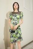 L.Fleuri 圆领薄纱拼接连衣裙 13356 商品缩略图3
