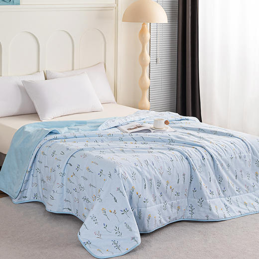 多喜爱 全棉空调被夏薄被 微风记忆/洛维德/清筱/春野花信/微醺时光 商品图1