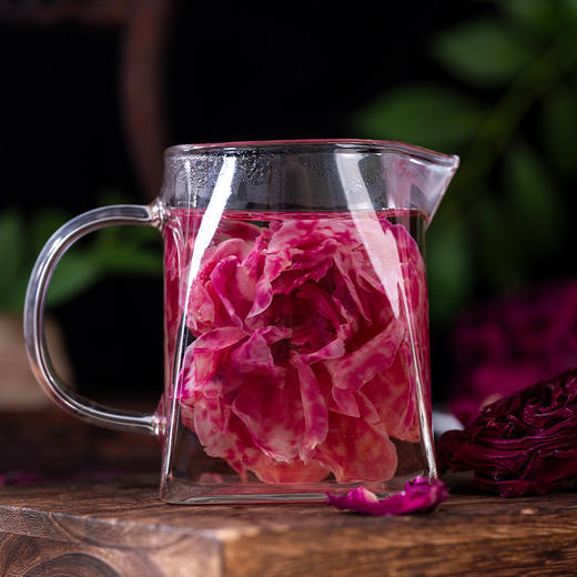 云南墨红玫瑰 玫瑰花茶 食用花茶滇红玫瑰金边花粉花冠花瓣冻干 商品图3