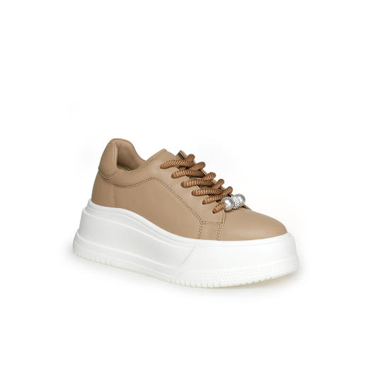 豪麟名鞋奥莱迪嘉女鞋时尚休闲鞋牛皮革DJXXO42WX202卡其色  原价1960元 商品图0