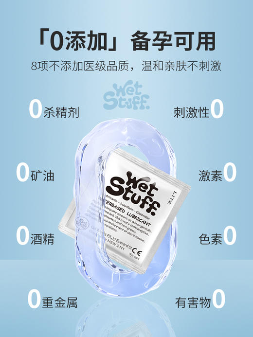 【次抛润滑】wetstuff口味系列免洗润滑便携混合装 商品图8