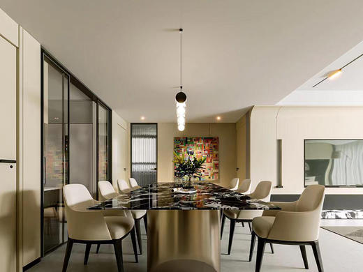 楔子 长餐桌 | 台面、底座材质可选，详询客服 商品图6