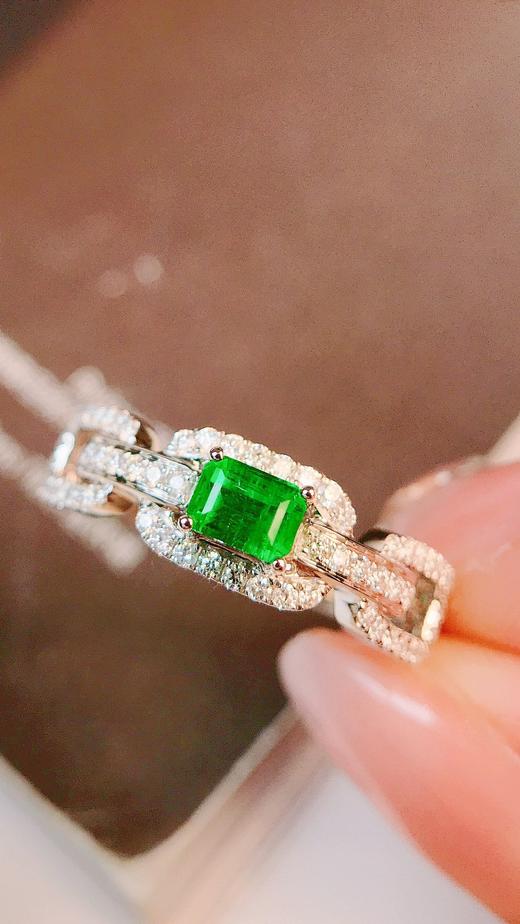 0.37ct 祖母绿戒指 商品图1