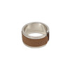 hobo BRASS RING with COW LEATHER 黄铜牛皮合成戒指 商品缩略图4