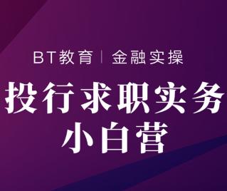 投行求职实务小白营 商品图0