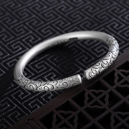 【祥云之念】子佩集S999银手工手镯原创设计【55083220】金箍棒2407 商品图6