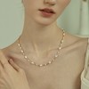 Oflye潮流饰品  新款满天星珍珠项链女天然淡水珠项链小众多巴胺珍珠错落颈链 商品缩略图0
