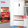 TCL 466升T9法式四门58cm超薄平嵌入式冰箱白色  杀菌除味双循环    R466T9-DQ 商品缩略图0