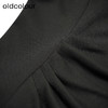oldcolour秋季新款不规则收腰时尚修身纯色长袖连衣裙女P381014A1 商品缩略图3