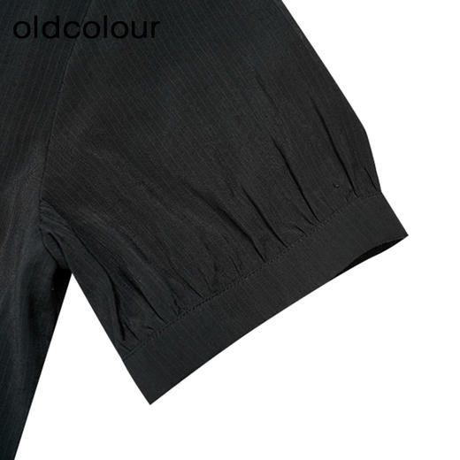 oldcolour夏季新款时尚休闲风海军领宽松显瘦连衣裙女GP21101784 商品图3