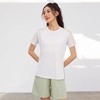跃牌【瑜见伽人系列】网纱拼接瑜伽短袖圆领运动T恤YT3102 商品缩略图2