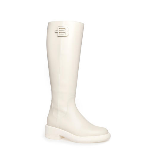 豪麟名鞋BALDININI女鞋长靴牛皮革D5B028N白色 商品图0