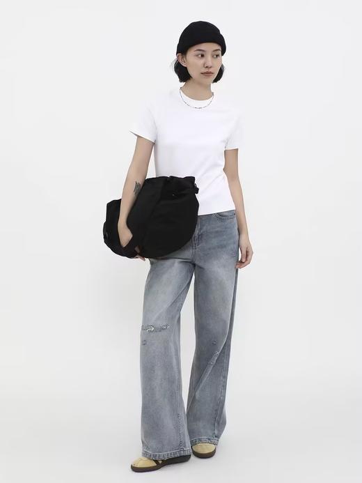 LIVINGTOWN/LT大容量麂皮挎包 商品图1