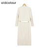 oldcolour秋季新款通勤时尚名媛小香风纯色长袖套装女P341401A1 商品缩略图1