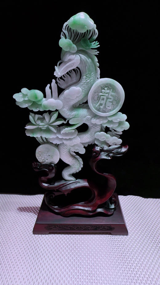 620096翡翠摆件【神龙护主】 商品图3