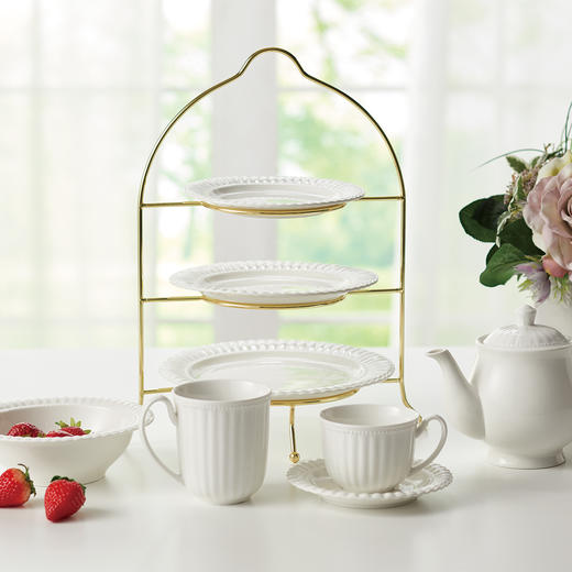 餐具浮雕布朗系列 杯碟组/浅碗/圆盘/饭碗/大碗/深盘/汤匙 商品图1