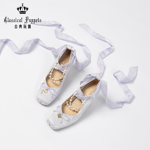 【积分兑换，60天内发货】梦中的蝴蝶结芭蕾鞋 古典玩偶 Lolita 商品图2