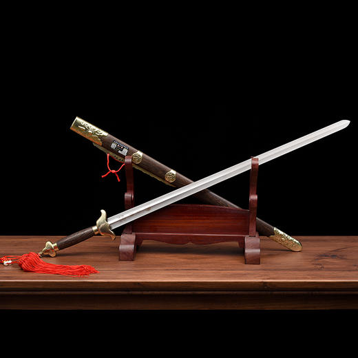 文武太极剑沈广隆剑铺龙泉沈广隆宝剑标准太极剑包邮 未开刃 商品图7