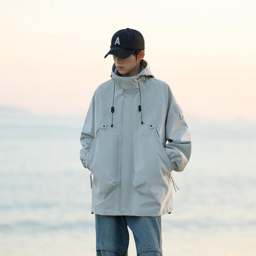 senlinjeepsd秋季情侣冲锋衣 | 防水防污防风 立体版型 透气不闷热 舒适百搭 男女同款 商品图6