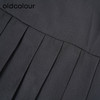 oldcolour黑色百褶裙秋季新款气质高腰显瘦百搭半身裙GO31063885 商品缩略图2