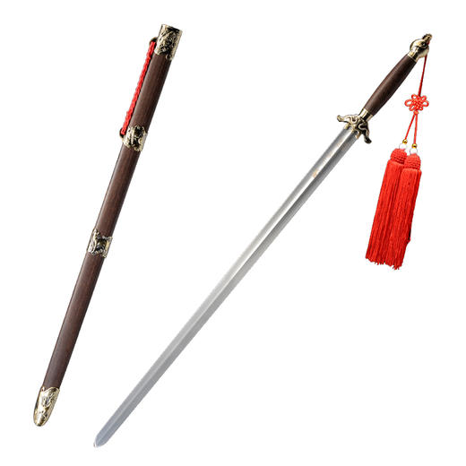 肖辰太极剑不锈钢按身高配沈广隆剑铺龙泉宝剑标准太极剑 sgl-8006 未开刃 商品图7