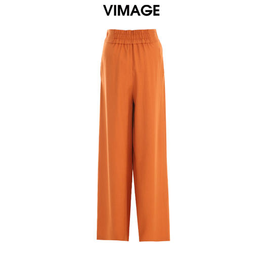 VIMAGE纬漫纪秋季新款阔腿显瘦高腰百搭休闲裤V2205825 商品图6