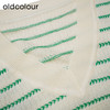 oldcolour条纹背心春季新款V领直筒百搭马甲小坎肩女GP11051609 商品缩略图4