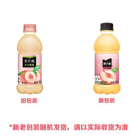可口可乐（Coca-Cola）美汁源 Minute Maid 汁汁桃桃 桃汁饮料 300ml*12瓶 整箱装