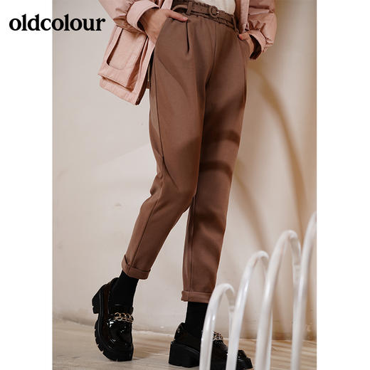 oldcolour2022冬季新款时尚气质修身显瘦休闲长裤GN41073952 商品图0
