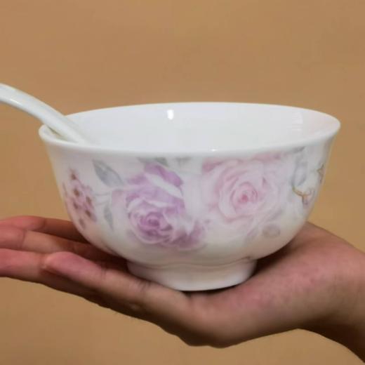 🔔🔔【国风低骨瓷陶瓷16件套礼盒餐具套装】✅礼盒装16件套低骨瓷礼品餐具，送人自用皆相宜！！！ ✅高温花卉工艺，安全卫生，💥不含任何重金属！！！ 商品图5