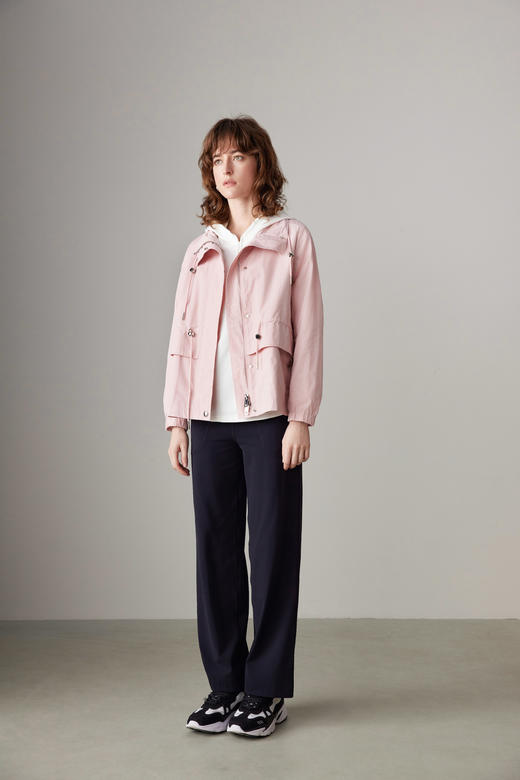 COCO ZONE 秋季新款高腰系绳百搭直筒休闲裤CC2C1434 商品图1