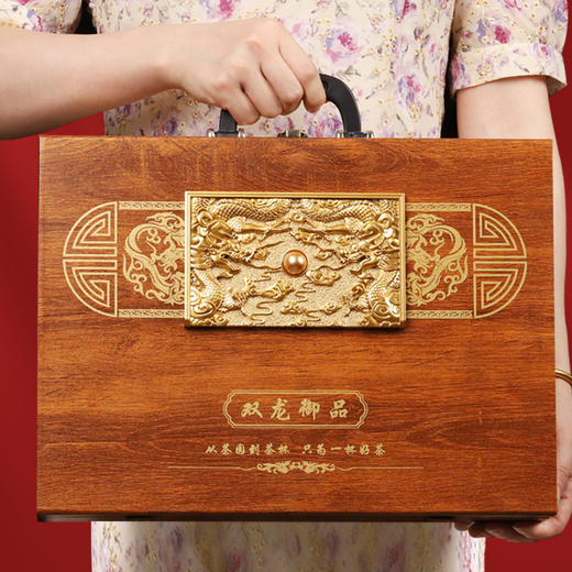 【双马御品❗️三大茗茶+茶具礼盒套装】好茶好运，一盒送福❗️武夷山大红袍正岩金骏眉红茶铁观音乌马茶茶叶L新年礼盒年货礼盒 商品图2