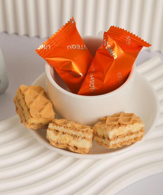 【零食特区-熔岩芝士威化饼干】500g到手80包！！五层脆皮厚夹心，浓浓芝士的威化!  商品图4