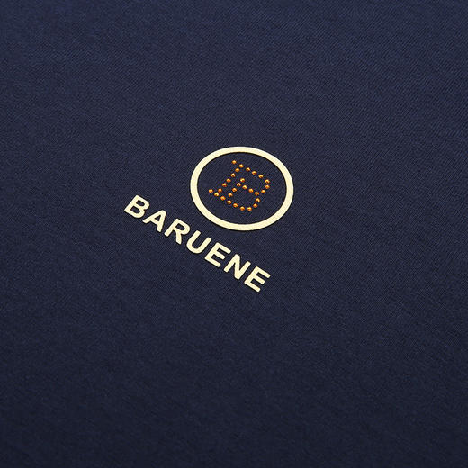 【V领】【纯棉】【DWP】大依优型大码男装V领长袖T恤加肥加大胖子上衣男士打底衫T恤休闲 商品图7