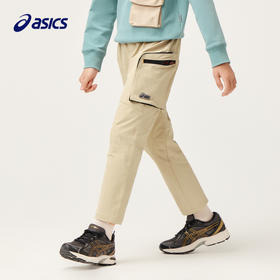 【商城同款】ASICS/亚瑟士童装秋季廓形梭织长裤童趣柔软弹力长裤