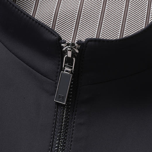 【新款DLC】大依优型大码立领夹克外套纽扣男商务休闲加肥加大夹克上衣胖子显瘦 商品图4