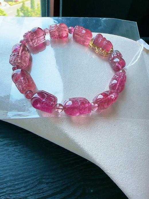 30.8g 雕刻碧玺手链 商品图8