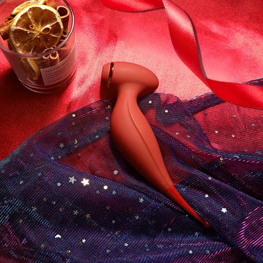 而已妖姬吮吸G点振动震动按摩棒酒红色 商品图3