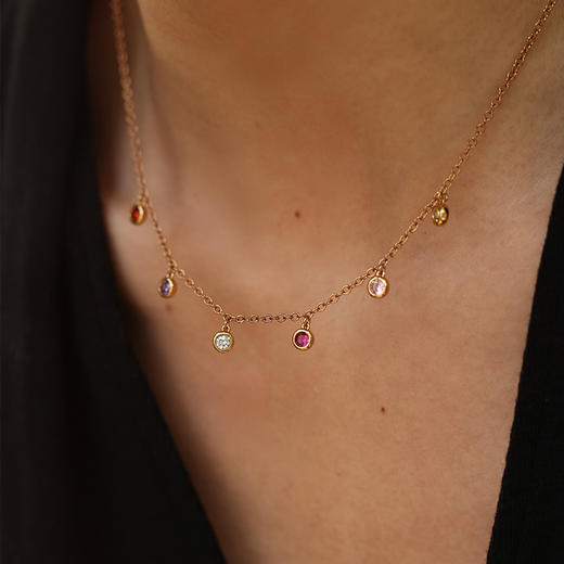 Garden of Eden 伊甸园系列 | 彩虹满天星项链 商品图1