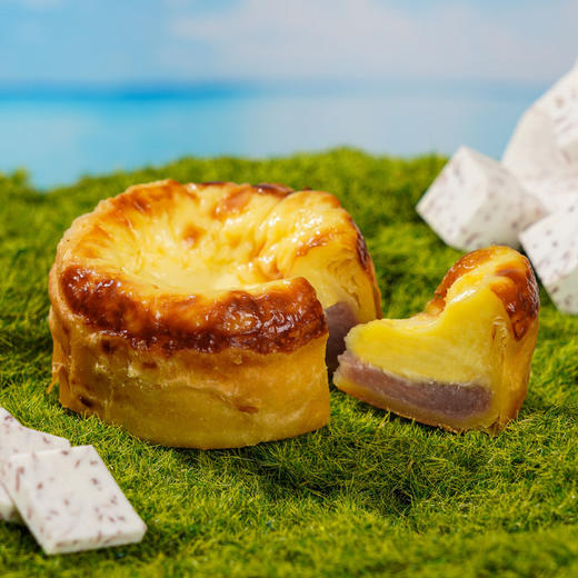 心选丨多乐星球法式可颂蛋挞午茶点心甜点无需解冻即食懒人空气炸锅美食80g/个 商品图3