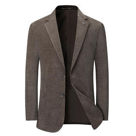 【新款DDS】大依优型大码男装两粒扣西服外套休闲商务加肥加大上衣男士正装潮