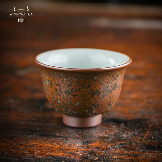 问鼎外天目汝瓷压手杯 商品图0