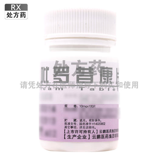 云鹏,吡罗昔康片【10mg*100片】山西云鹏 商品图0