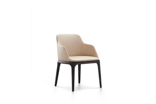 花形 餐椅 | 皮布面料可选，详询客服 商品图0