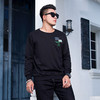 【新款DMH】大依优型大码男装圆领卫衣简约宽松上衣男士胖子打底衫300斤 商品缩略图1